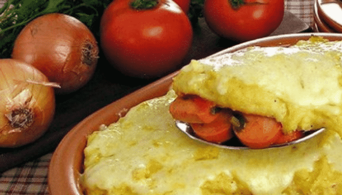 Salsicha com Batatas ao forno